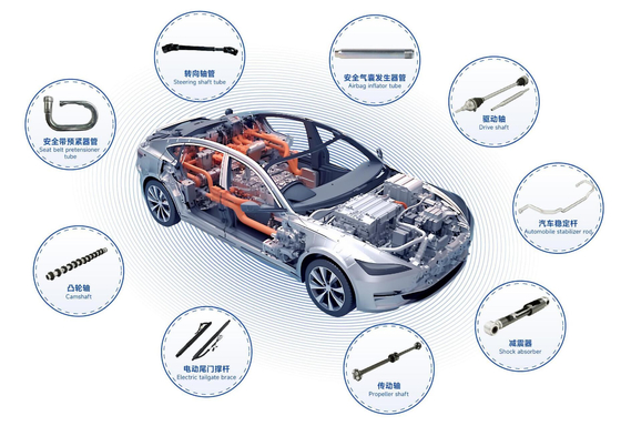 Seamless steel tube for Automotive Pipe Applications